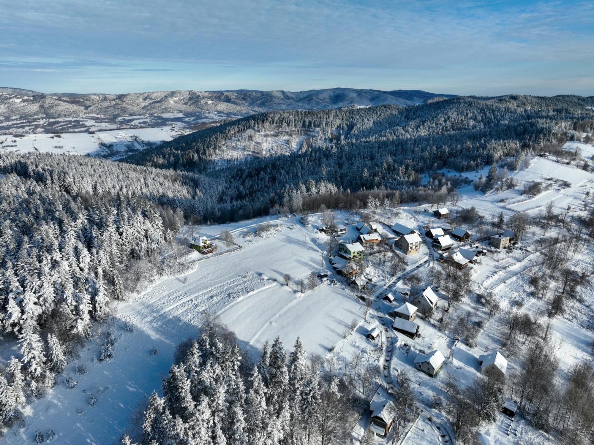 Villa Przystanek Madejowa Jeleśnia Esterno foto